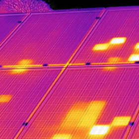 solar panel thermal inspection test